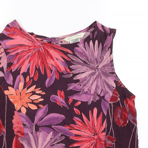 Melrose Womens Multicoloured Floral  Basic T-Shirt Size L