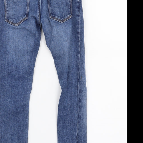 F&F Boys Black   Straight Jeans Size 7-8 Years