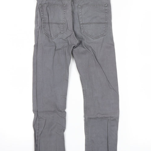 H&M Boys Grey  Denim Straight Jeans Size 7-8 Years