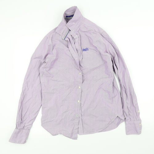 Superdry Mens Purple    Dress Shirt Size S
