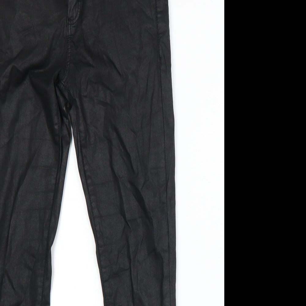 Topshop Womens Black   Skinny Jeans Size 8 L27 in