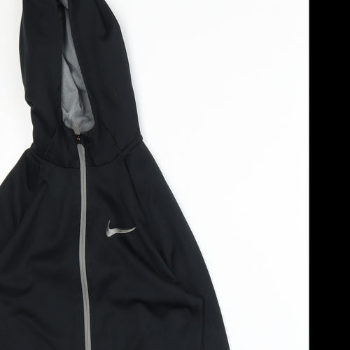 Nike Boys Black   Full Zip Hoodie Size 12-13 Years