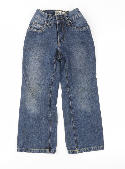 Demo Boys Blue  Denim Straight Jeans Size 6 Years