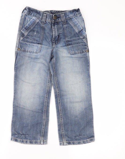 Denim & Co. Boys Blue  Denim Straight Jeans Size 5-6 Years