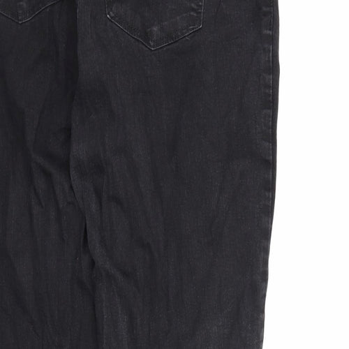 Stooker Womens Black  Denim Straight Jeans  L26 in