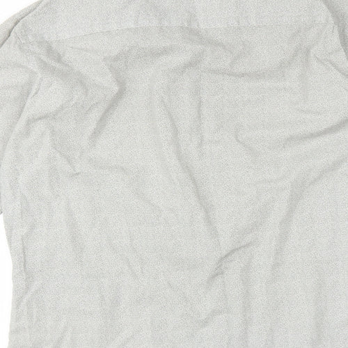 Cedar Wood State Mens Grey    Dress Shirt Size 16