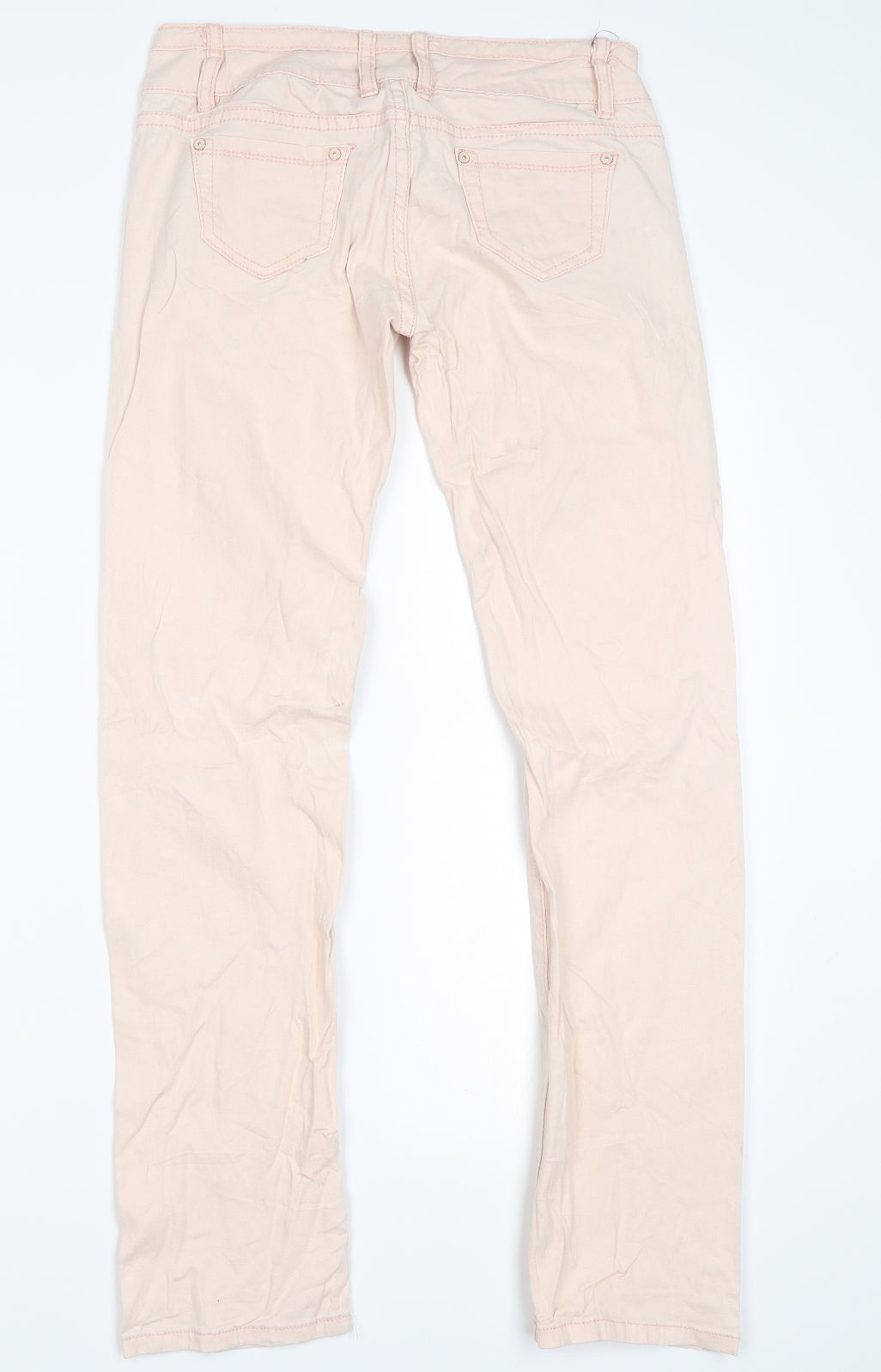 Fresh Made Womens Pink   Skinny Jeans Size S L28 in