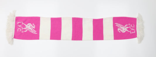 Liverpool FC ladies Girls Pink Striped Knit Scarf Scarves & Wraps One Size