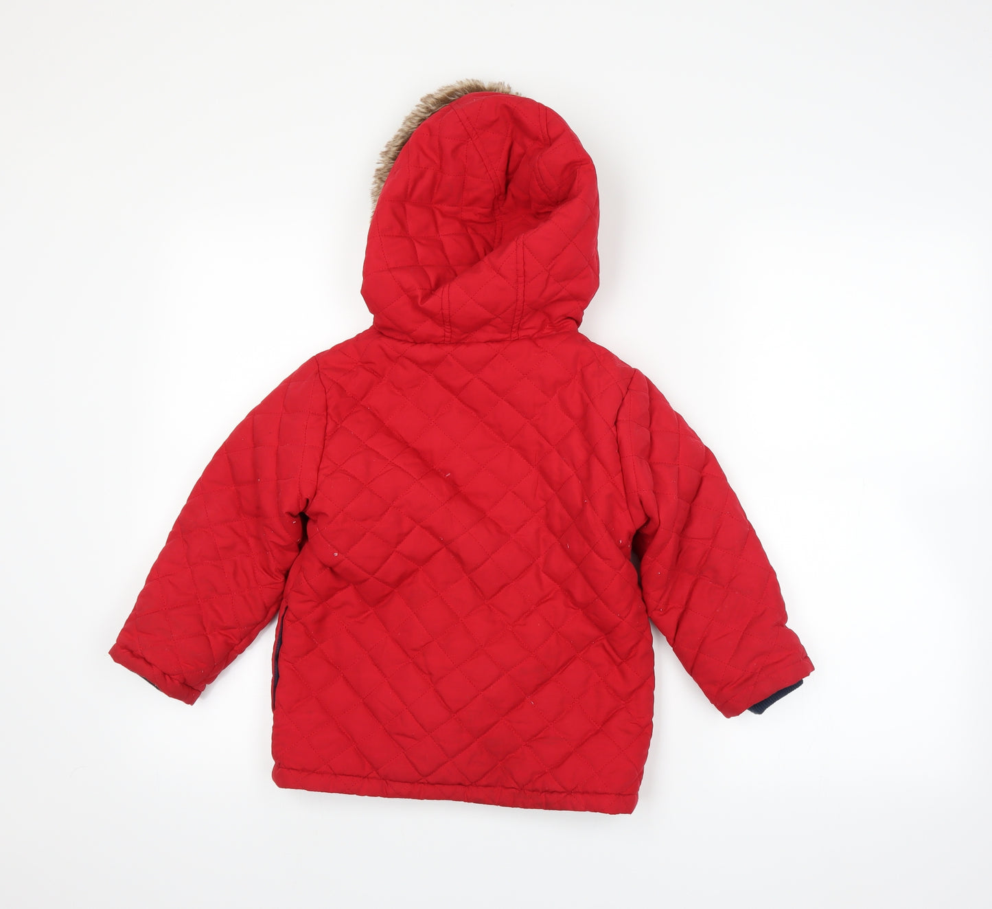 George Girls Red   Parka Coat Size S