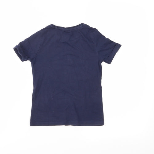 PlayStation Girls Blue  Jersey Basic T-Shirt Size 4-5 Years