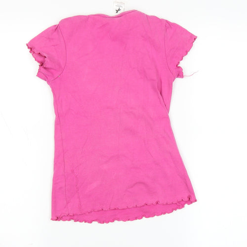 Palomino Girls Pink   Basic T-Shirt Size 7 Years