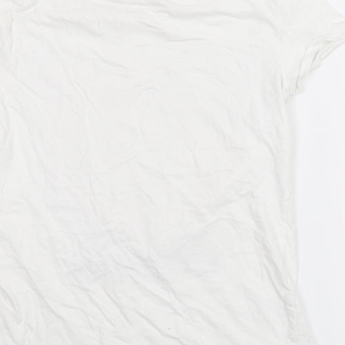 Emoji Girls White   Basic T-Shirt Size 12-13 Years