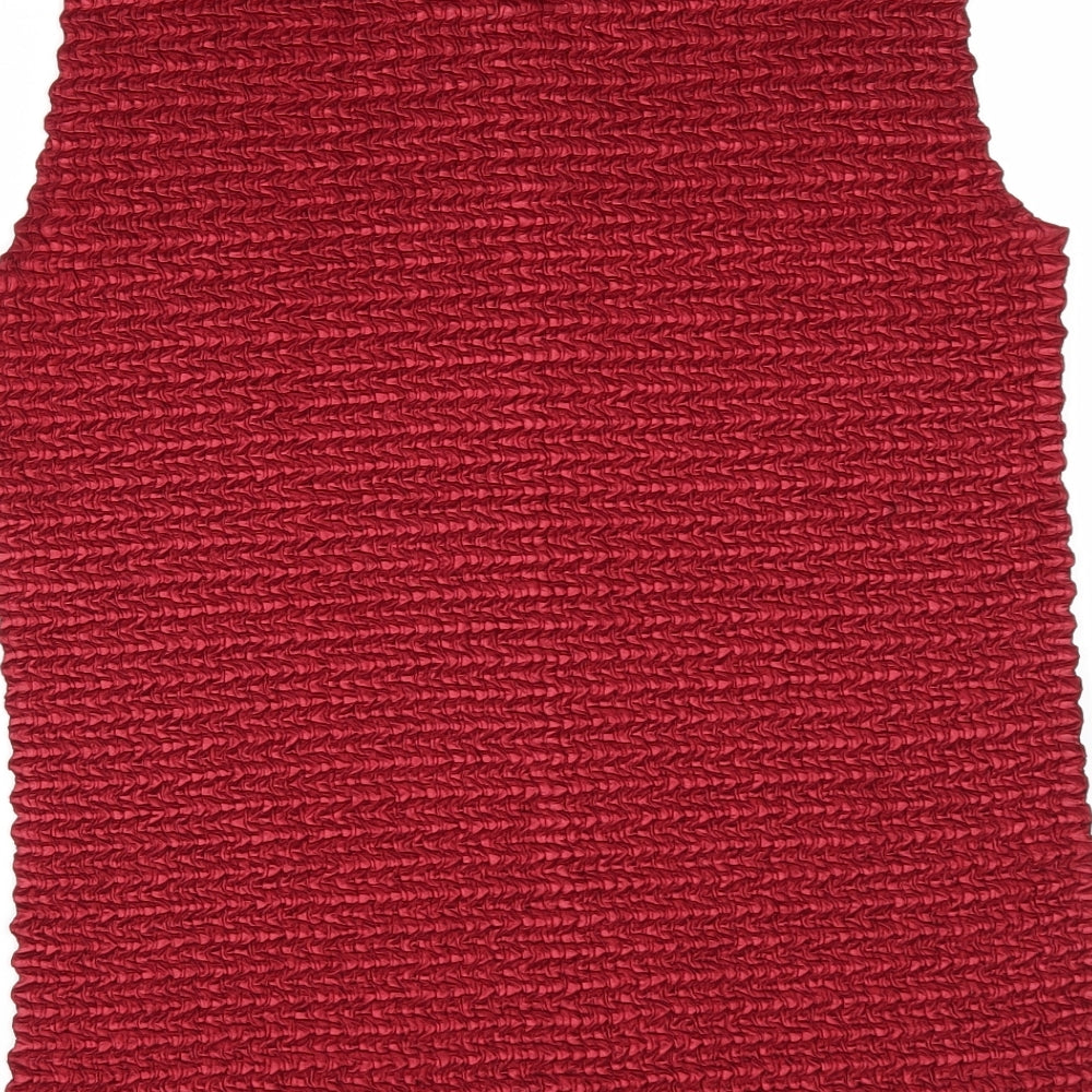 Dressbarn Womens Red   Basic T-Shirt Size 14