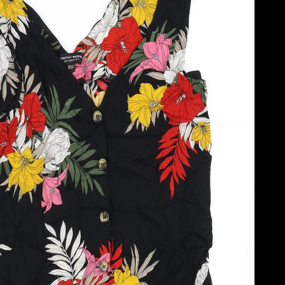 Buy DOROTHY PERKINS Petite Black Floral Print Basic Jumpsuit - Jumpsuit for  Women 6398362 | Myntra