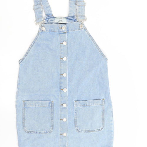 Newlook Girls Blue   Dungaree One-Piece Size 11 Years