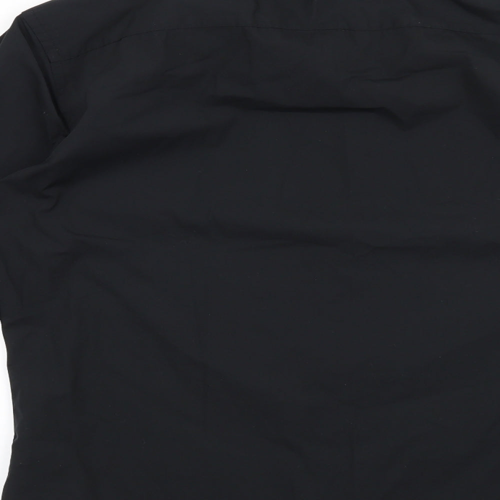 NEXT Mens Black    Dress Shirt Size 16