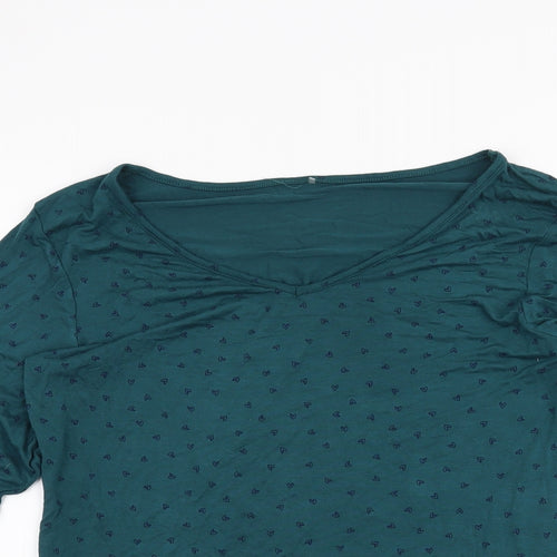 George Womens Green   Basic T-Shirt Size 12