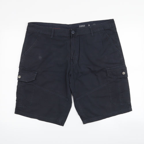 F&F Mens Blue   Cargo Shorts Size 38 in