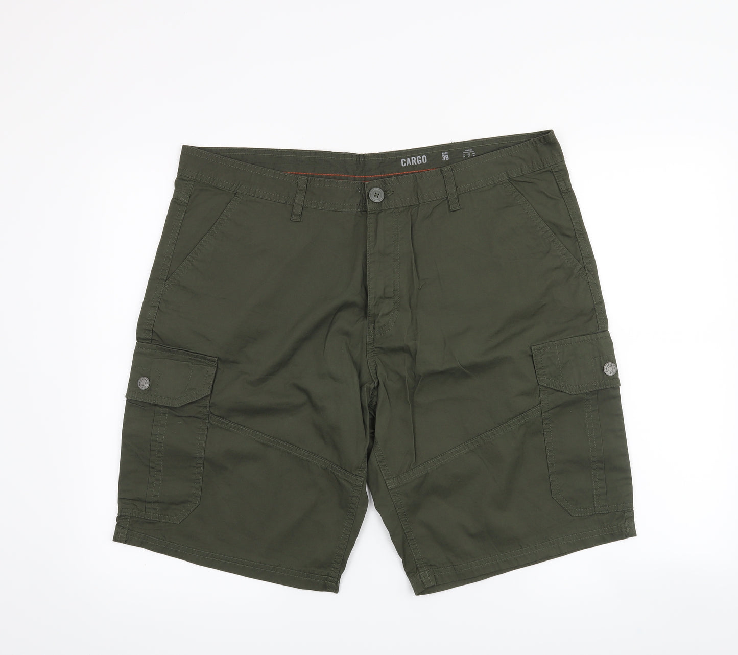 F&F Mens Green   Cargo Shorts Size 38 in