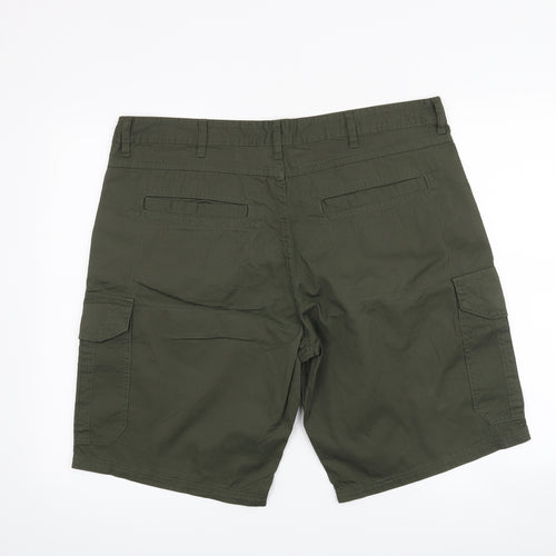 F&F Mens Green   Cargo Shorts Size 38 in