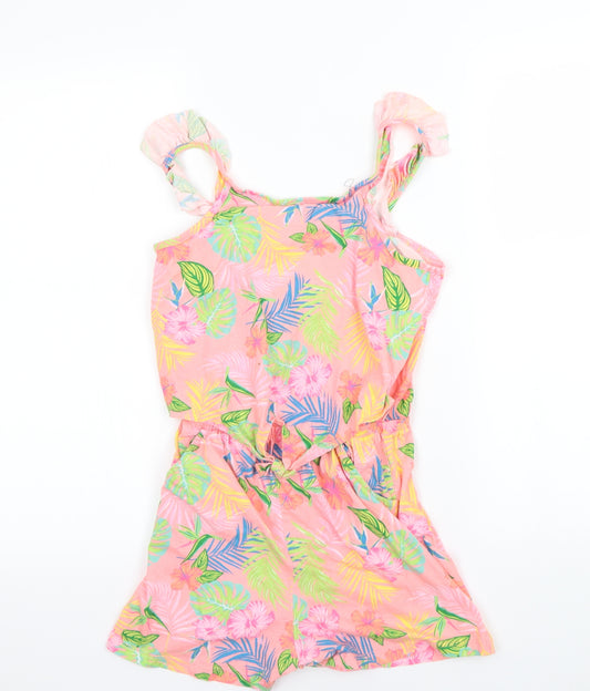 I love girls wear Girls Multicoloured Floral  Playsuit One-Piece Size 11 Years
