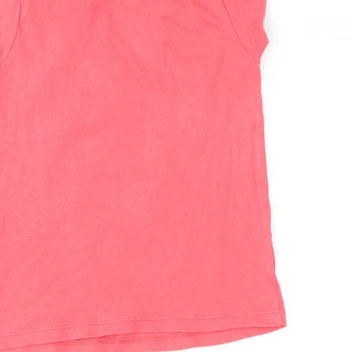George Girls Pink   Basic T-Shirt Size 6-7 Years