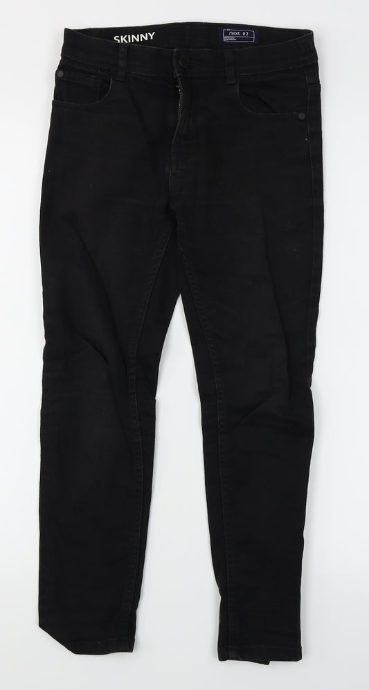 NEXT Boys Black  Denim Skinny Jeans Size 9 Years