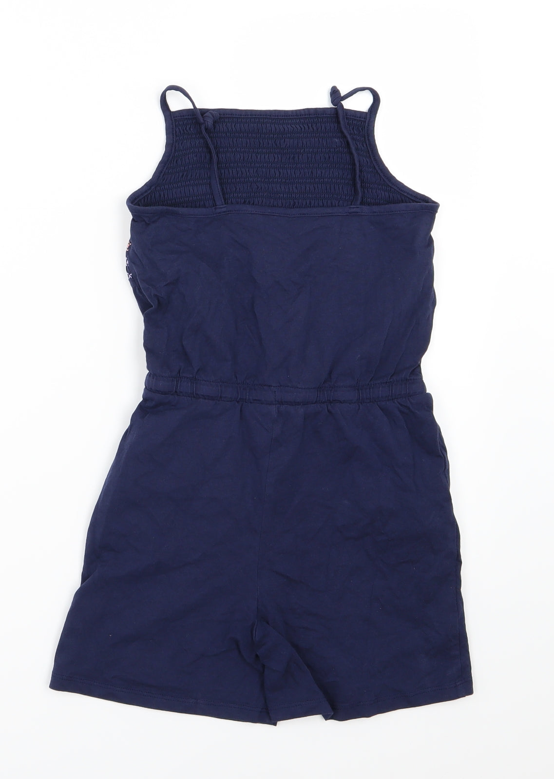 Gap Girls Blue Striped Jersey Playsuit One-Piece Size 8-9 Years