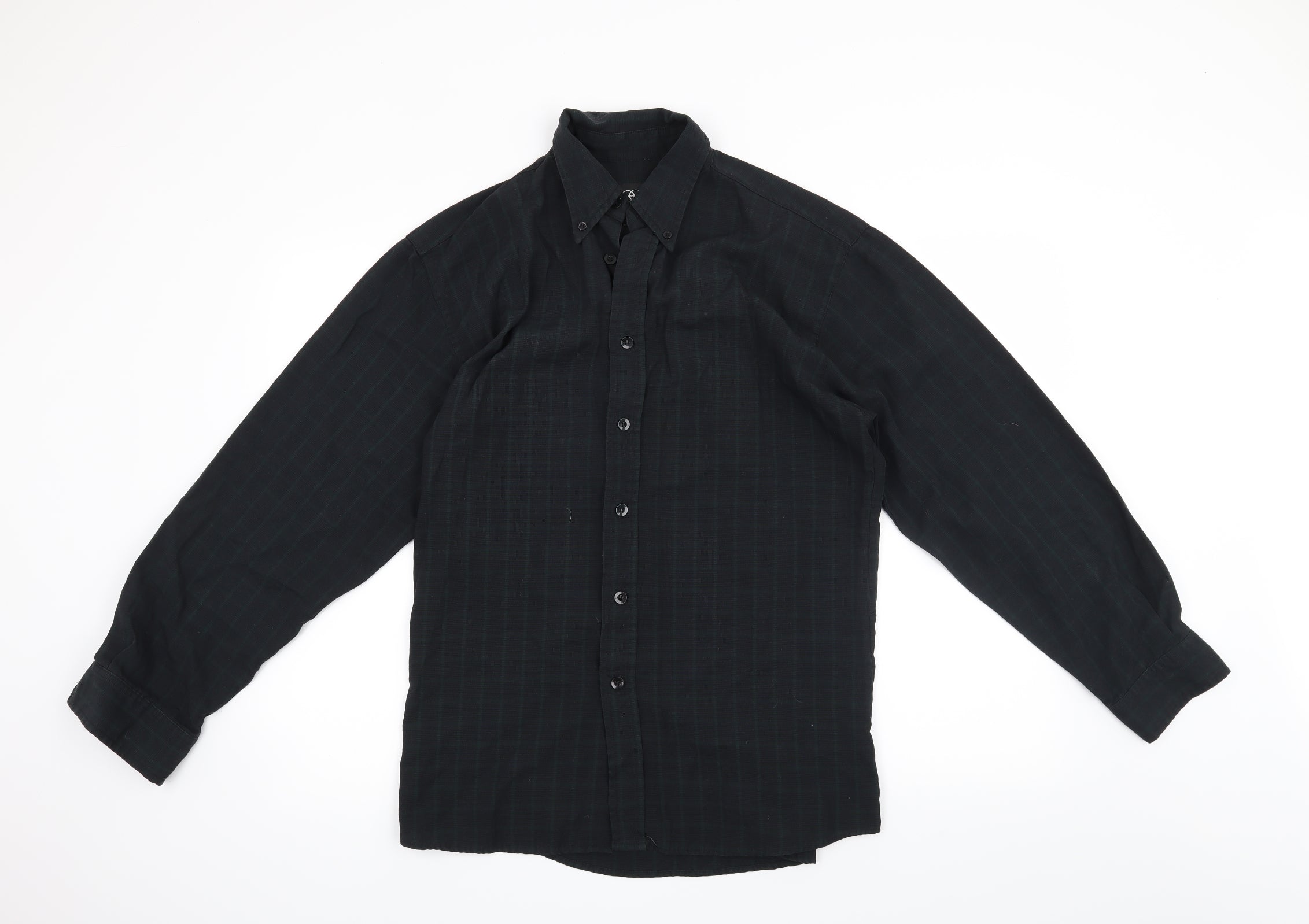 Ciro Citterio Mens Black Button Up Size S Preworn Ltd