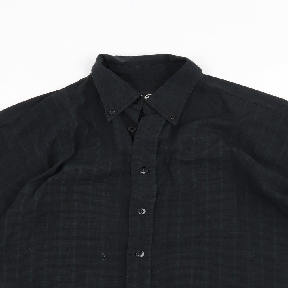 Ciro Citterio Mens Black Button Up Size S