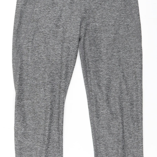 H&M Womens Grey   Cropped Leggings Size S L21 in