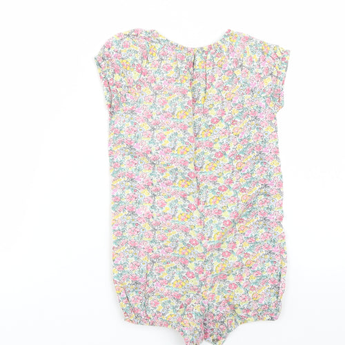 NEXT Girls Multicoloured Floral  Playsuit One-Piece Size 2 Years