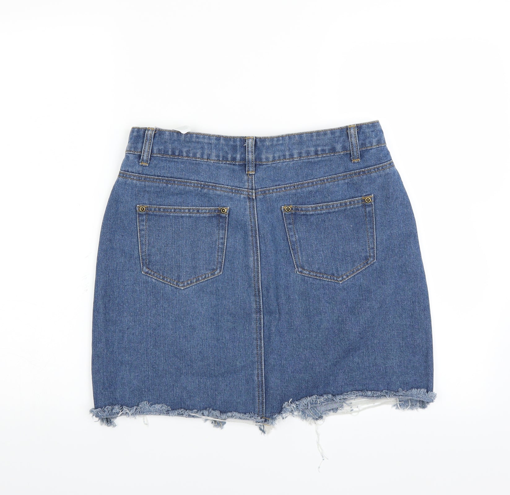 Denim mini shop skirt size 12