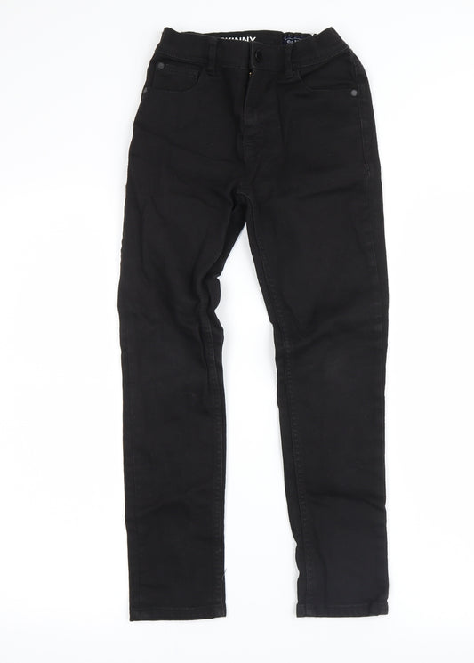 NEXT Boys Black  Denim Straight Jeans Size 9 Years