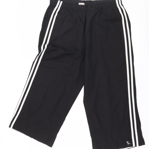 Danskin Womens Black   Jogger Trousers Size 10 L20 in
