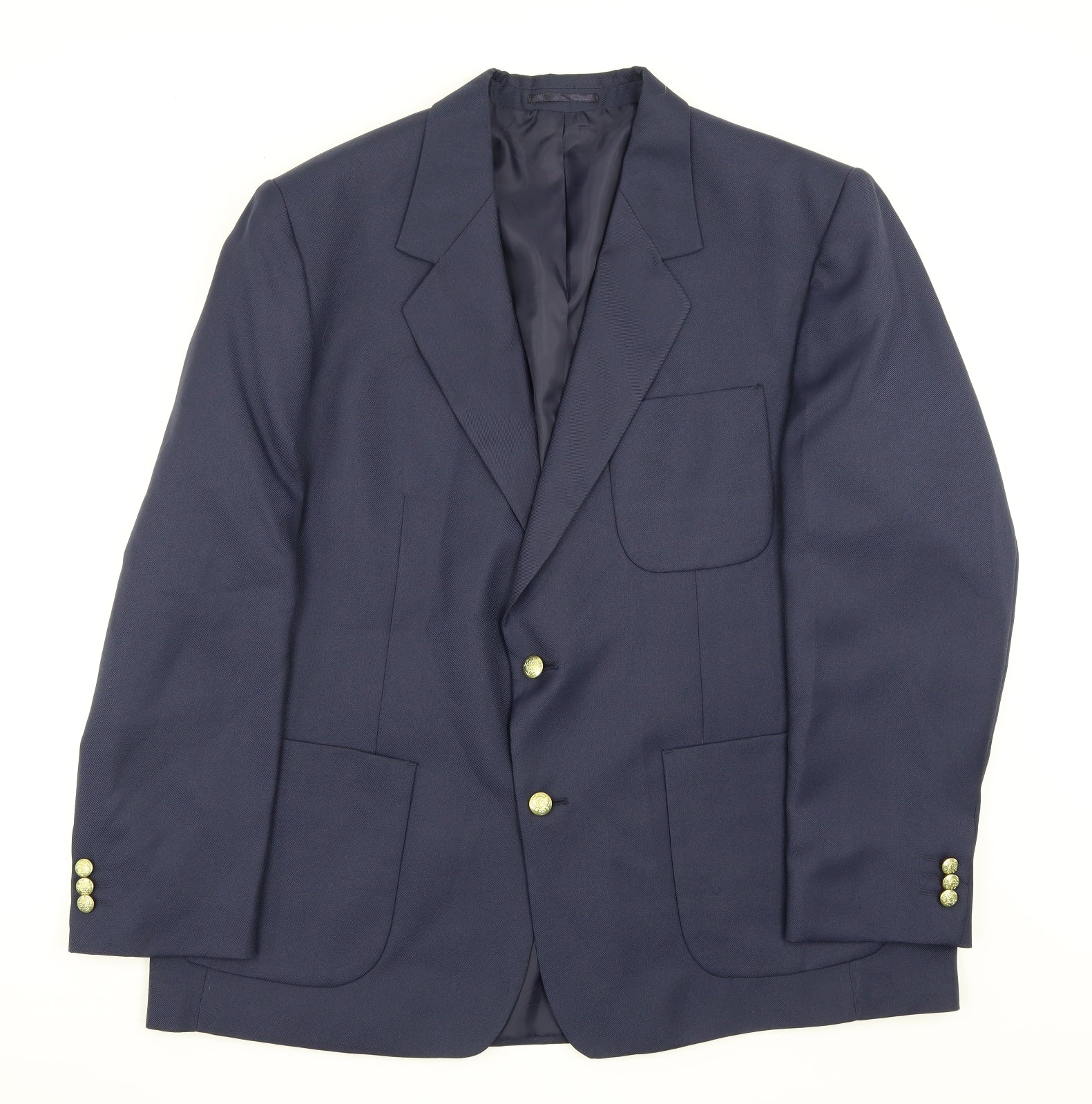 Cheems Mens Blue Jacket Suit Jacket Size 46 – Preworn Ltd