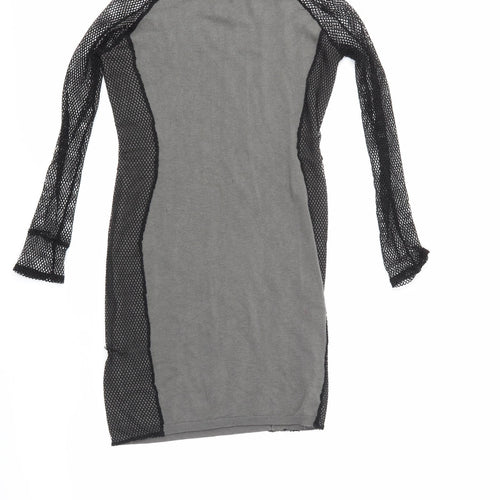 Derek Heart Womens Grey   Jumper Dress  Size M