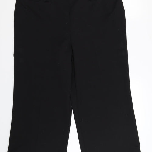 Arcadia Womens Black   Trousers  Size 22 L26 in