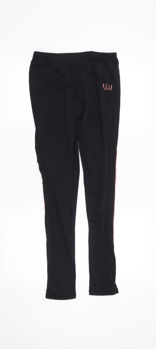 Elle Sport Womens Black   Capri Leggings Size S L29 in