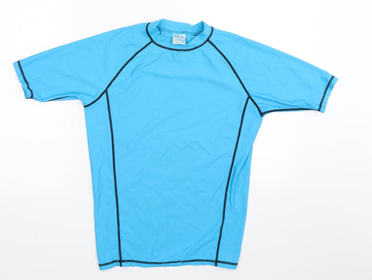 Sunpoint Mens Blue   Jersey T-Shirt Size M
