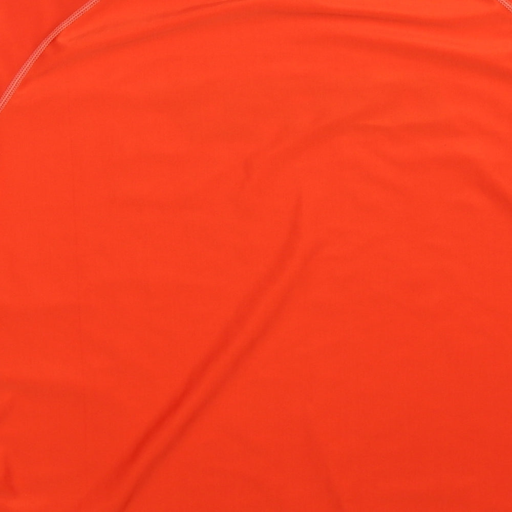 Deeply Mens Orange   Jersey T-Shirt Size M  - Compression