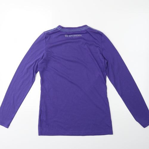 Sherpa Womens Purple   Basic Casual Size XS