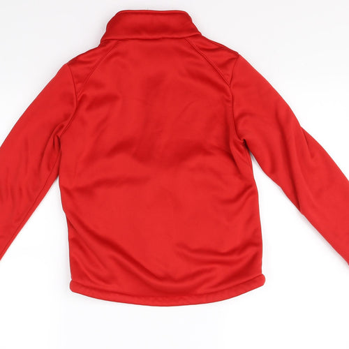 Preworn Boys Red   Jacket  Size 9-10 Years