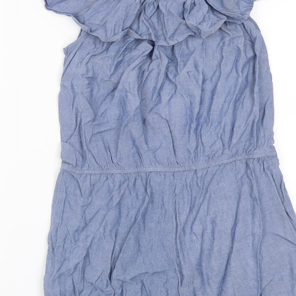 H&M Girls Blue   Playsuit One-Piece Size 12 Years