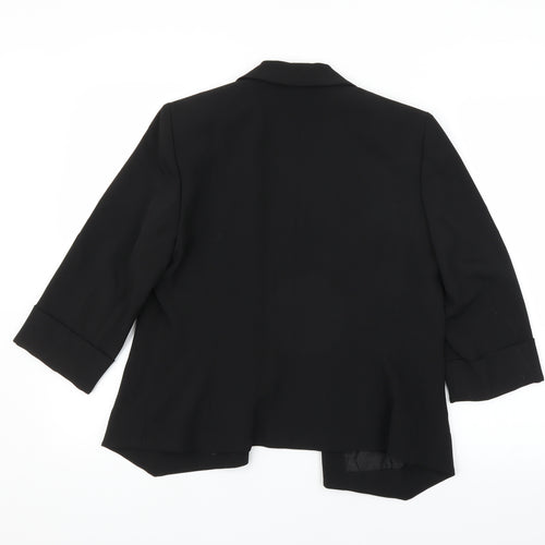 Kasper Womens Black   Jacket  Size 8