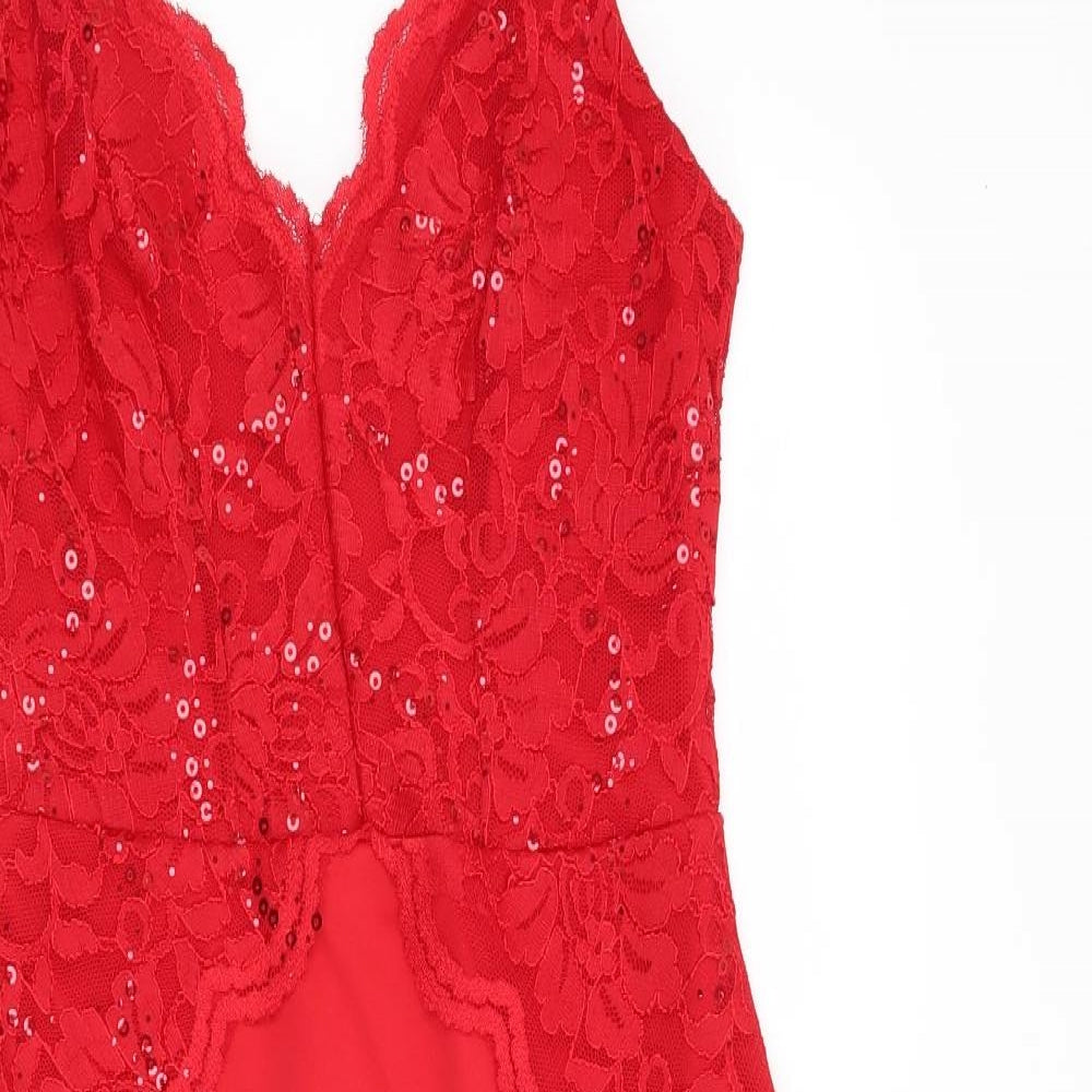 Jessica wright outlet red lace dress