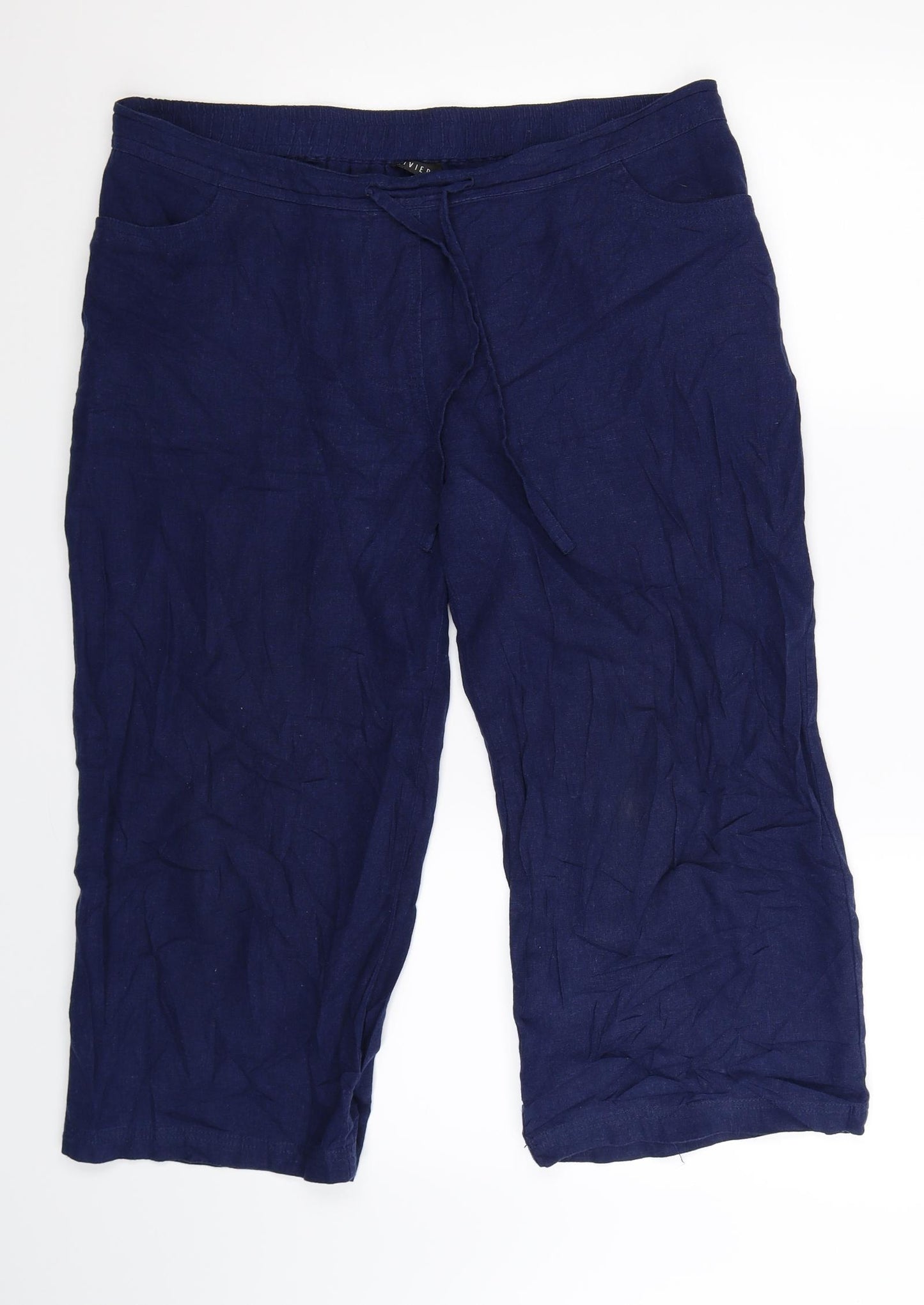 Riviera Womens Blue   Trousers  Size 14 L21 in
