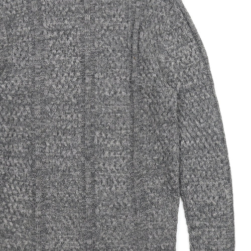 Brookhaven Mens Grey   Pullover Jumper Size S
