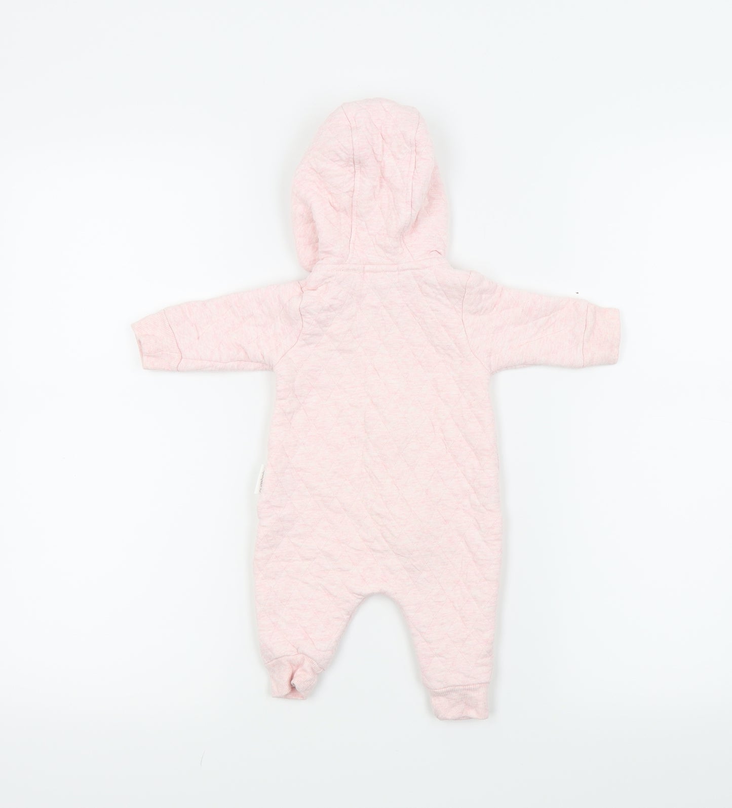 Pure Baby Girls Pink   Babygrow One-Piece Size 0-3 Months