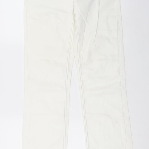 Melrose Womens White   Straight Jeans Size 10 L34 in